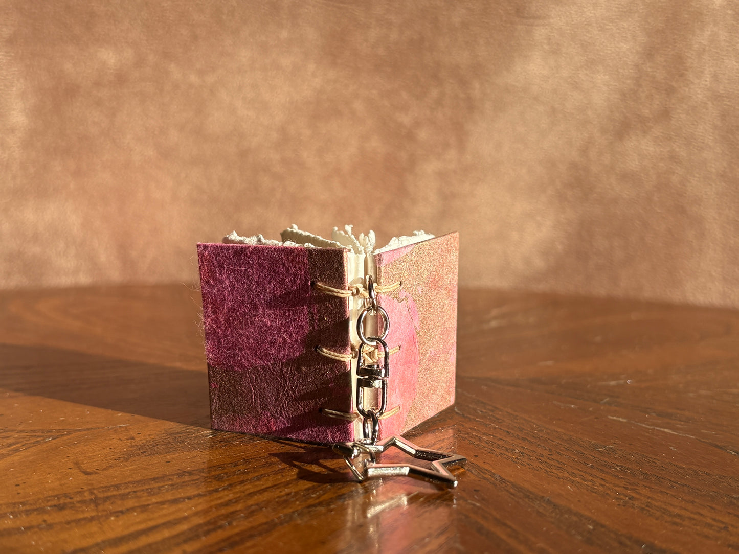 Pink Journal Keychain