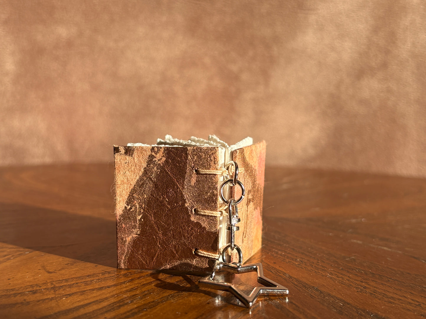 Peach Keychain Journal