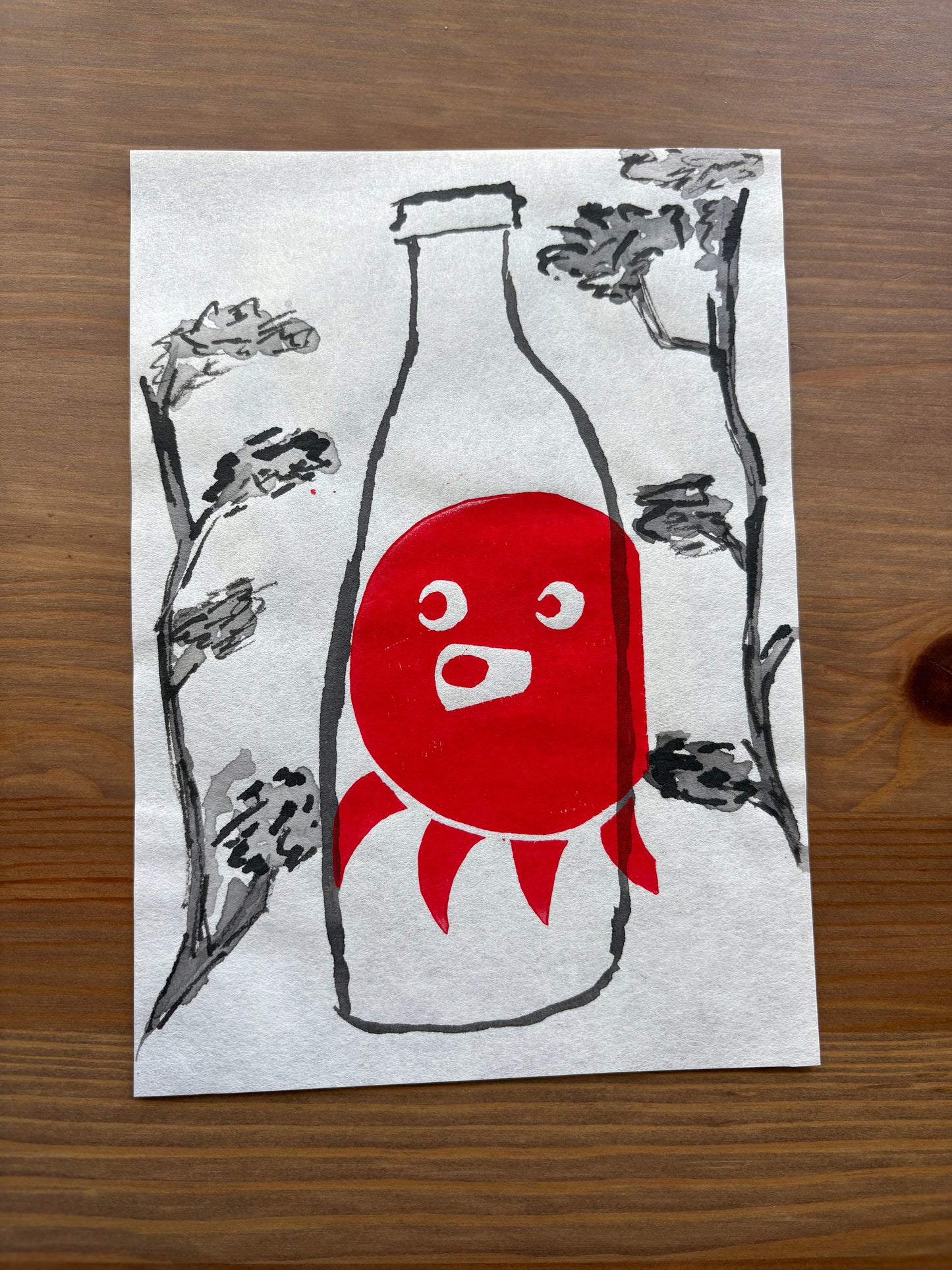 Octopus Sake Art