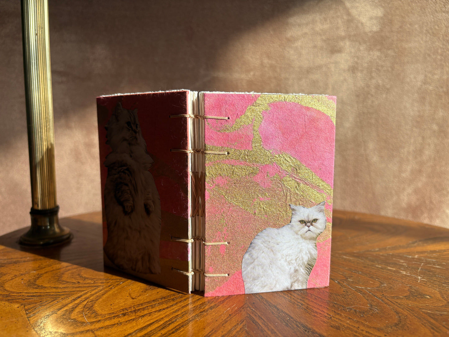 Fluffy White Cat Journal
