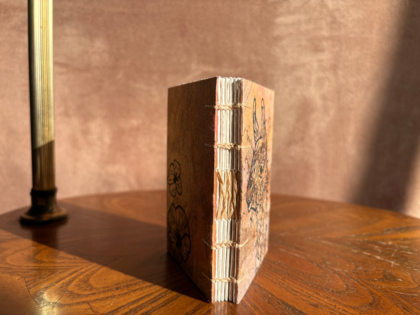 Llama Block Print Journal