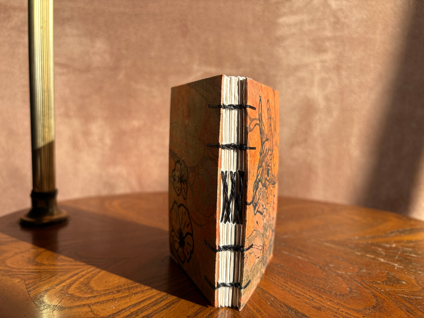 Llama Block Print Journal