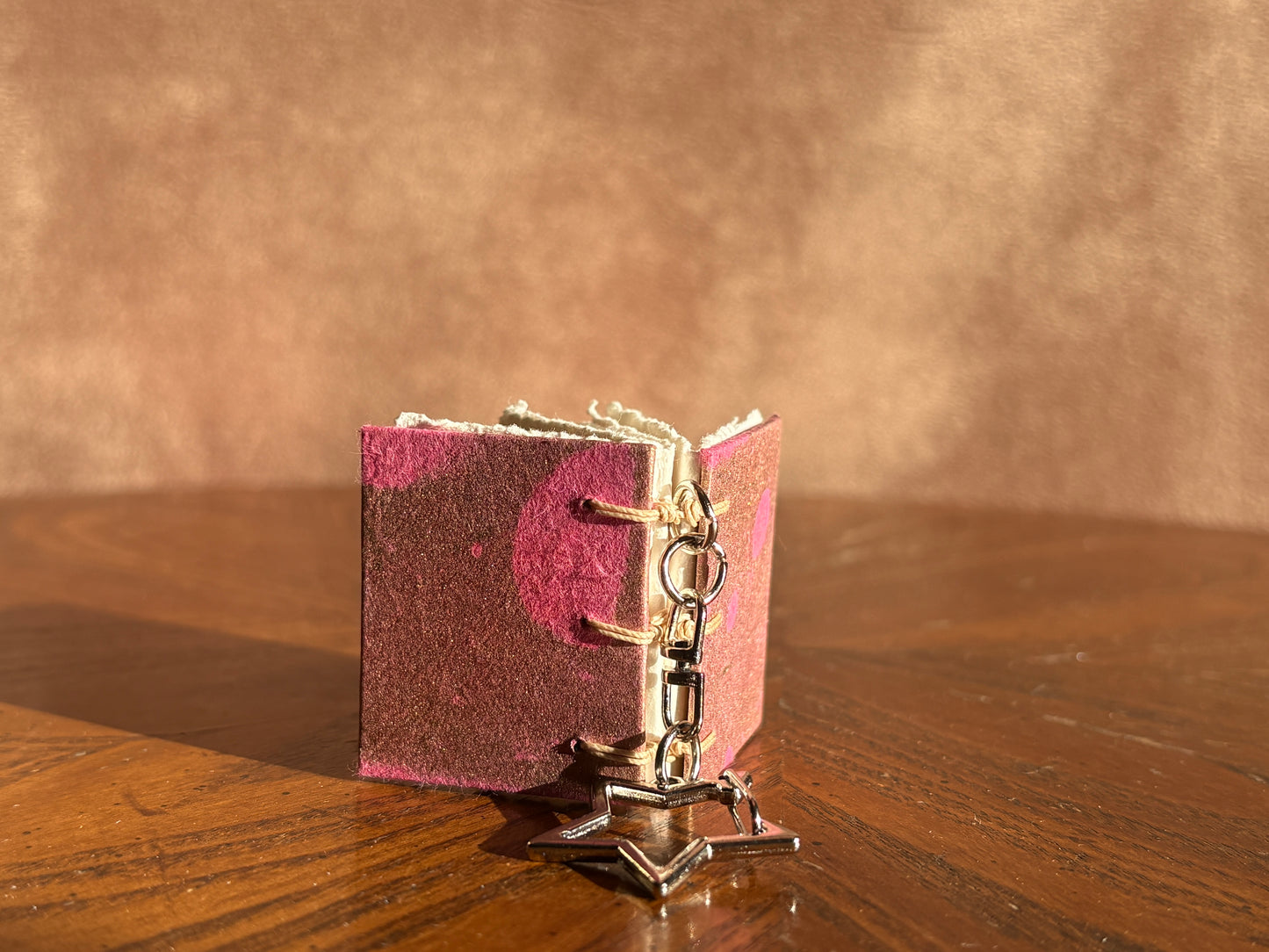 Pink Journal Keychain