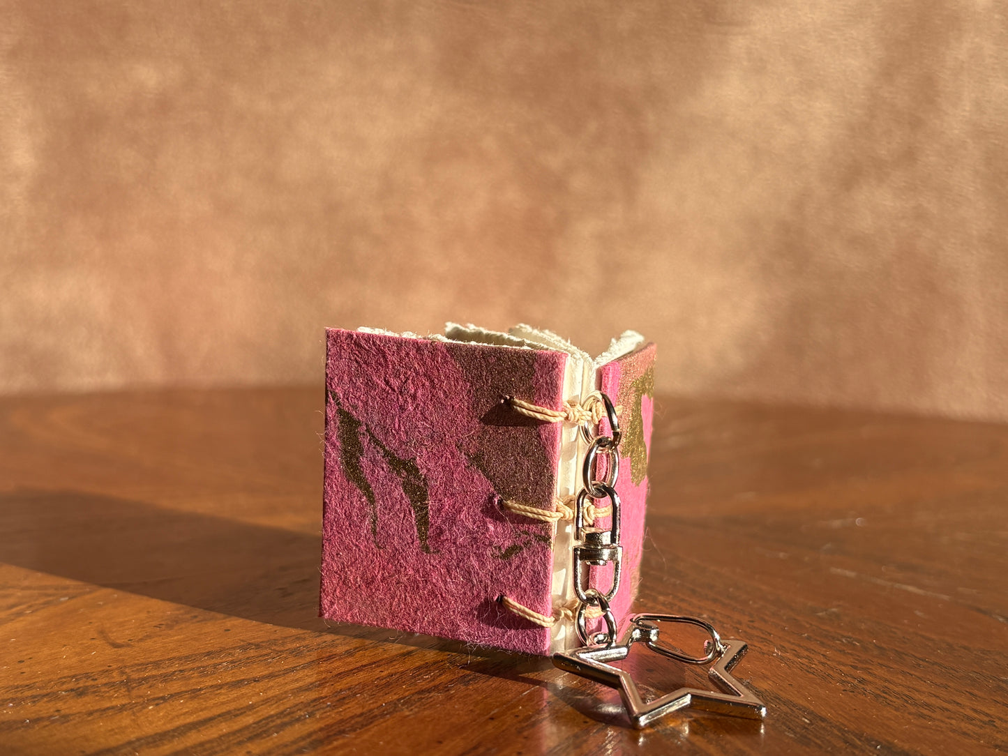 Pink Journal Keychain