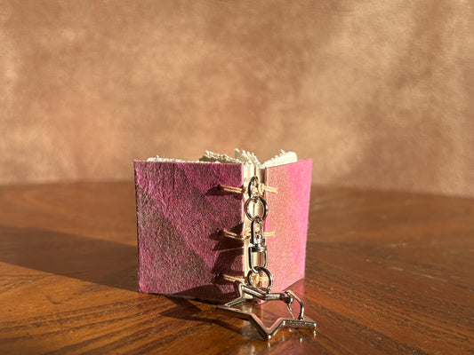 Pink Journal Keychain
