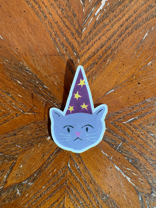 Wizard Cat Sticker