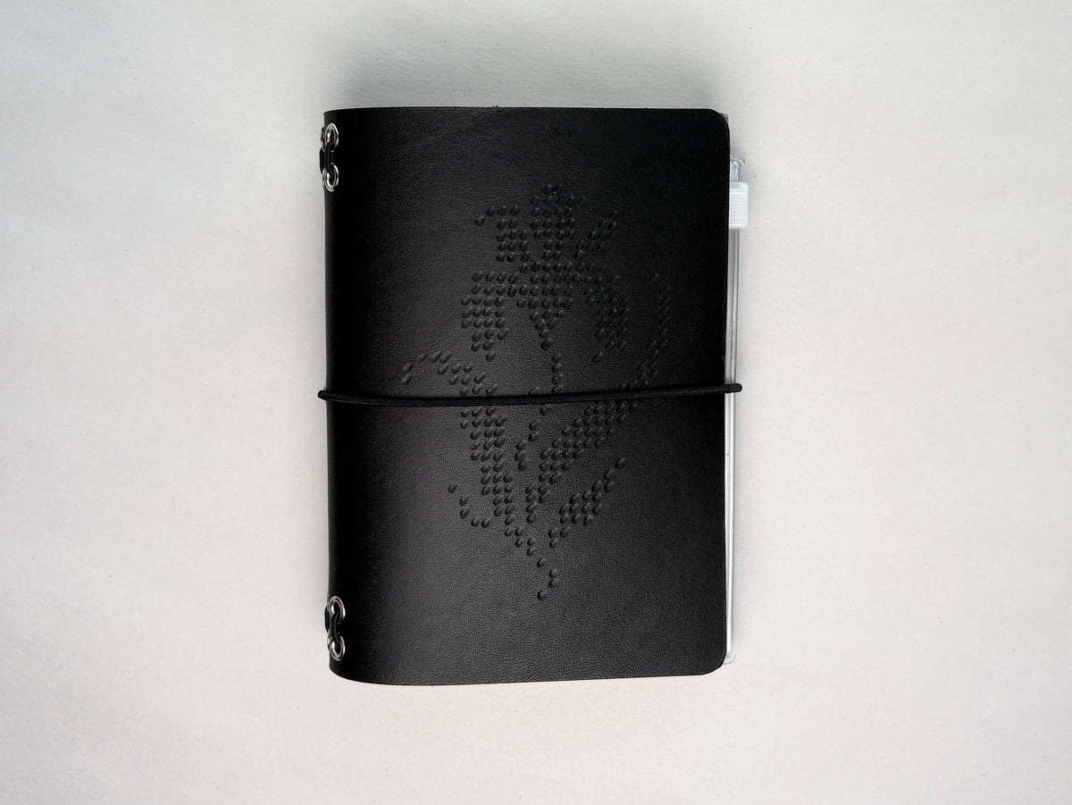 Rose Passport Leather Journal