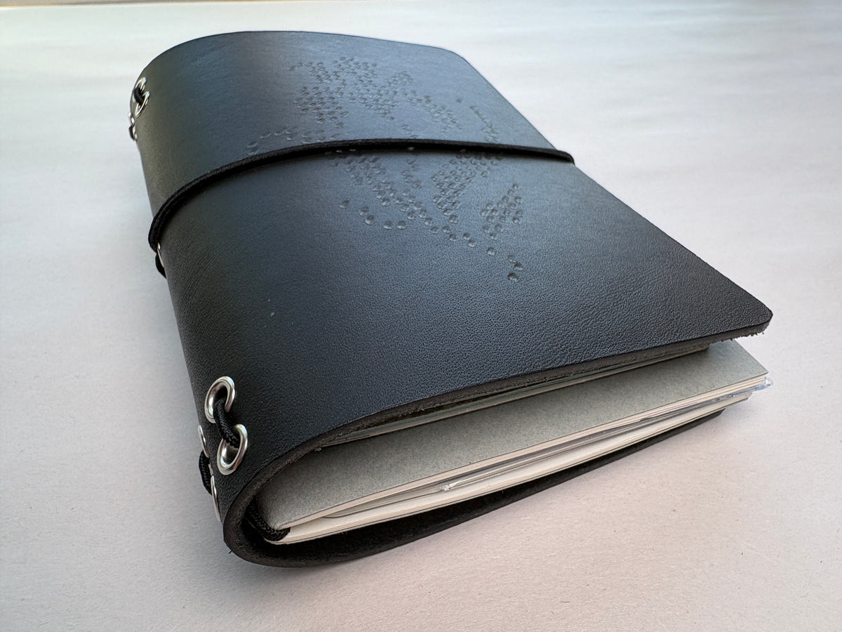 Rose Passport Leather Journal