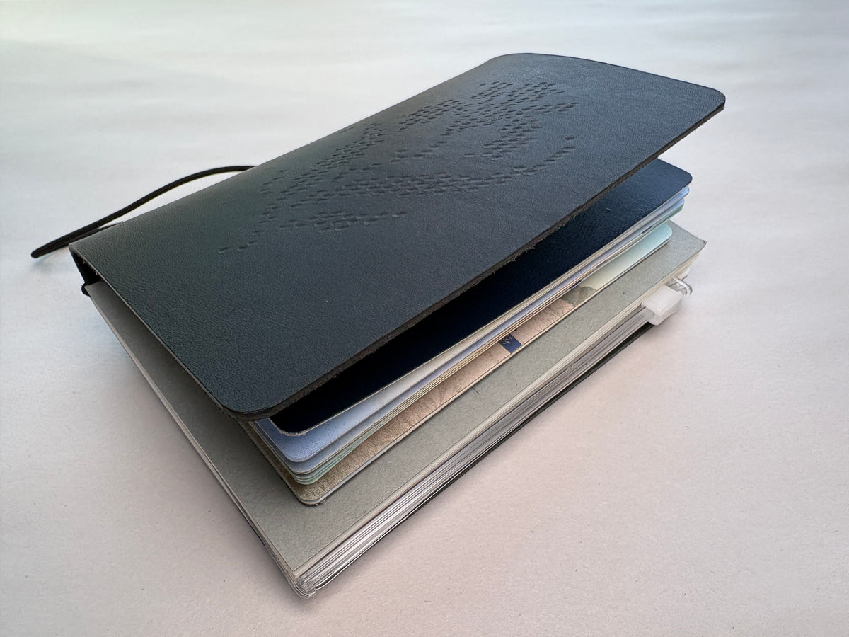 Rose Passport Leather Journal